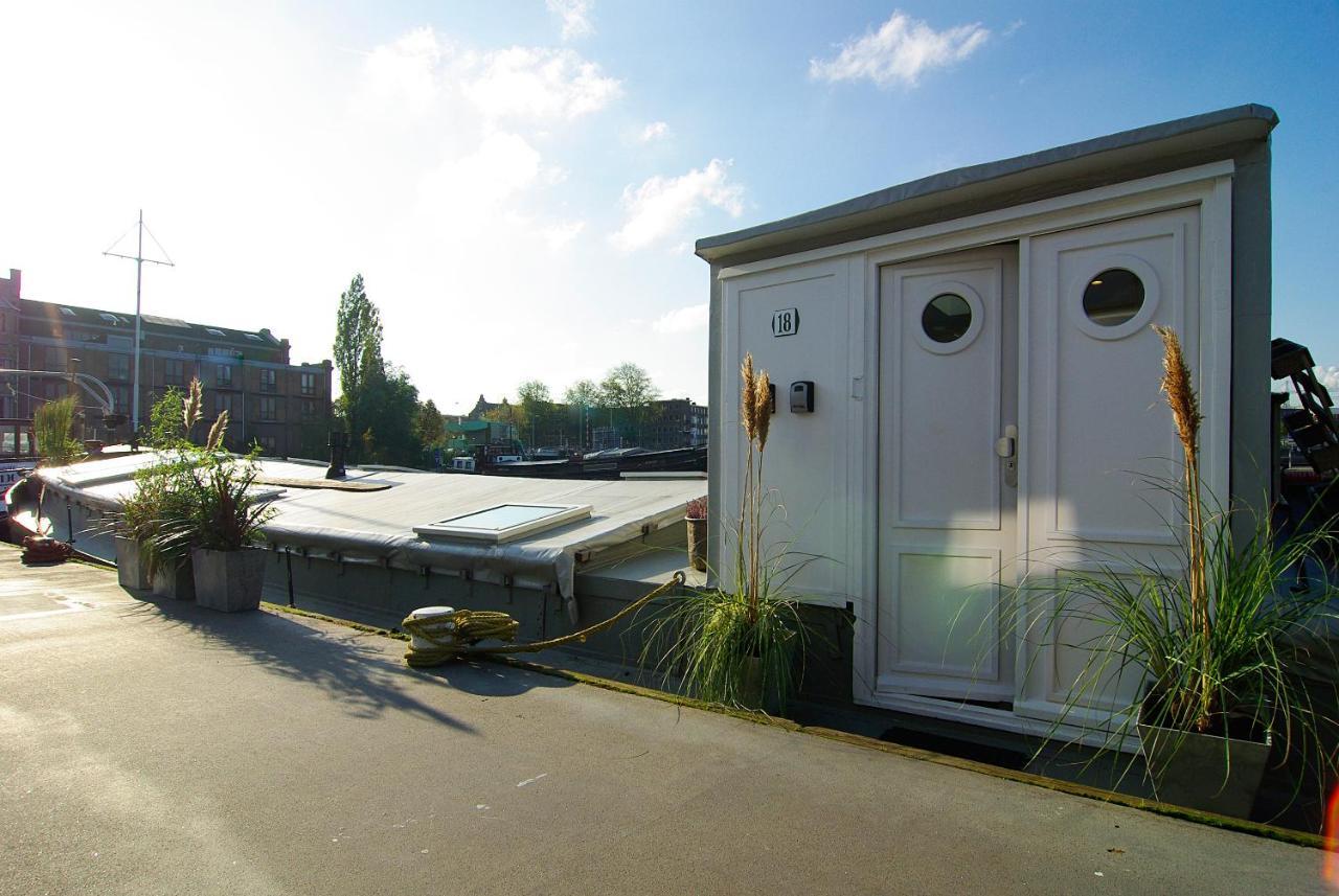 Hotel Eco HouseBoat Ámsterdam Exterior foto